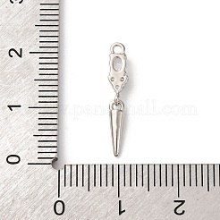 Brass Micro Pave Cubic Zirconia Pendants&nbsp;KK-I276-11P-01