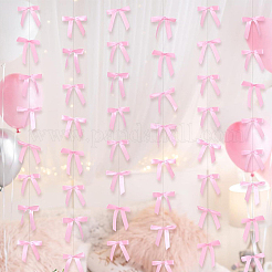 6Pcs Polyester Bowknot Hanging Streamer&nbsp;AJEW-SP0002-71B