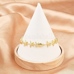 Brass Link Chain Bracelets for Women&nbsp;BJEW-A090-06B-G