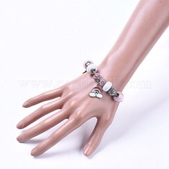 Brass European Bracelets&nbsp;BJEW-JB05143-03