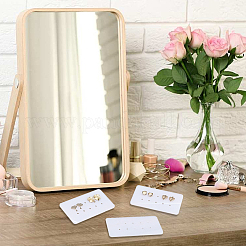 12Pcs 10-Hole Acrylic Earring Display Cards&nbsp;EDIS-OC0001-10A