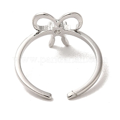 Brass Cubic Zirconia Solitaire Rings&nbsp;RJEW-R141-05P