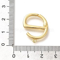 Rack Plating Brass Spring Gate Rings&nbsp;KK-Z086-53G-01