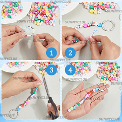 DIY Keychain Making Kits&nbsp;DIY-SC0031-89