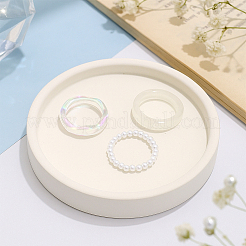 4 Sets 2 Colors Acrylic Finger Rings for Women&nbsp;RJEW-GO0001-23