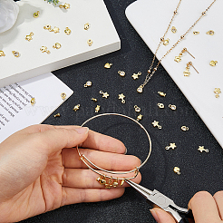 60Pcs 6 Styles Brass Pave Cubic Zirconia Charms&nbsp;KK-HS0015-88