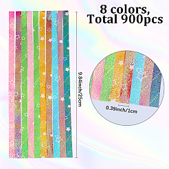 900Pcs 10 Colors Paper Handmade Strip&nbsp;DIY-SC0033-87B