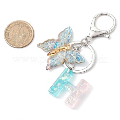 Butterfly Shape Resin & Acrylic Keychain&nbsp;X1-KEYC-JKC01067-07