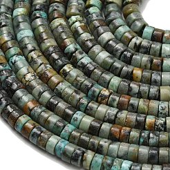 Natural African Turquoise(Jasper) Beads Strands&nbsp;G-Z110-A09-2x4mm
