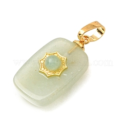 Natural Green Aventurine Pendants&nbsp;G-T151-02J