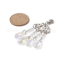 201 Stainless Steel Big Pendant Decorations&nbsp;HJEW-JM00935