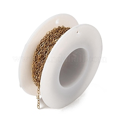 PVD Vacuum Plating 304 Stainless Steel Cable Chains&nbsp;CHS-C002-03G