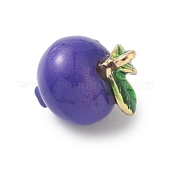 Fruit Theme Alloy Enamel Pendants&nbsp;PALLOY-P314-01A-G