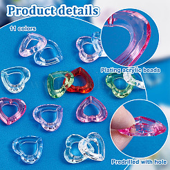 11 Colors Transparent Acylic Bead Frame&nbsp;MACR-PH0001-90