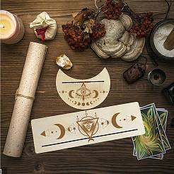 2Pcs 2 Style Natural Wood Card Stand for Tarot&nbsp;DJEW-GF0001-33I