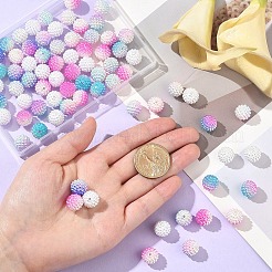 80Pcs 4 Colors Imitation Pearl Acrylic Beads&nbsp;OACR-YW0002-57