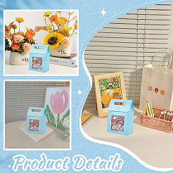 Paper Gift Storage Boxes with Visible Window&nbsp;CON-WH0110-003B-01