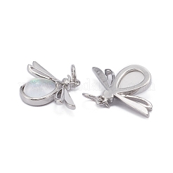 Brass Glass Pendants&nbsp;KK-C223-01P