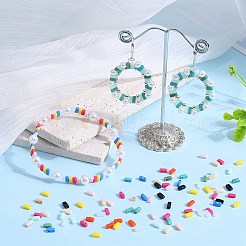 1000pcs 10 Colors Opaque Acrylic Slide Charms&nbsp;OACR-SC0001-37B