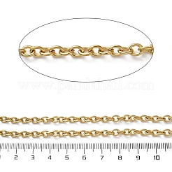 304 Stainless Steel Rolo Chains&nbsp;CHS-R020-08G-02