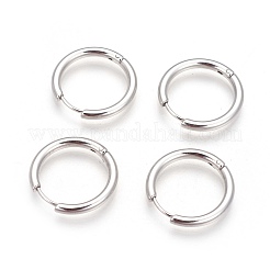 Tarnish Resistant 304 Stainless Steel Hoop Earrings&nbsp;EJEW-P177-P-06