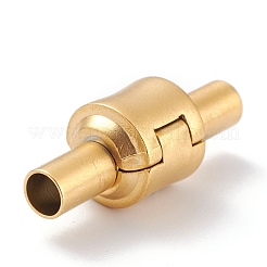 Ion Plating(IP) 304 Stainless Steel European Clasps with Cord Ends&nbsp;STAS-G239-11G