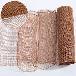 10 Yards Plastic Grid Mesh Flower Bouquets Wrapping Paper&nbsp;DIY-WH20010-09C