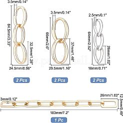 4 Styles Zinc Alloy Decorated Chain&nbsp;FIND-CA0003-92