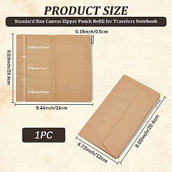 Rectangle Canvas File Bag&nbsp;AJEW-WH20018-295C