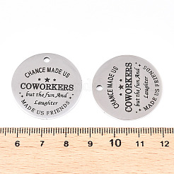 Non-Tarnish 201 Stainless Steel Pendants&nbsp;LS-STAS-T064-38P-21