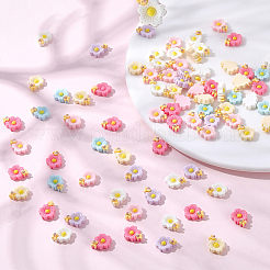 200pcs Macaron Color Opaque Resin Decoden Cabochons&nbsp;CRES-SC0003-27
