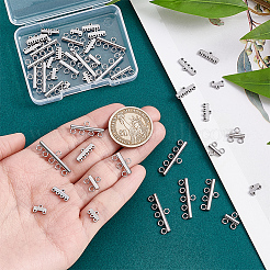 48Pcs 8 Styles 304 Stainless Steel Chandelier Component Links&nbsp;STAS-ME0003-58
