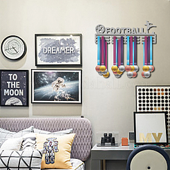 Fashion Iron Medal Hanger Holder Display Wall Rack&nbsp;ODIS-WH0023-051
