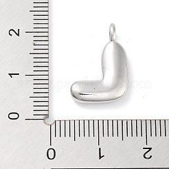 Rack Plating Brass Balloon Letter Pendants&nbsp;KK-C050-01P-L