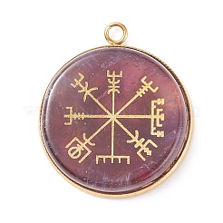 3Pcs 3 Styles Natural Amethyst Pendants&nbsp;PALLOY-JF01645