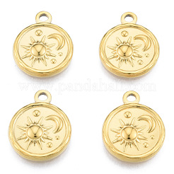 Ion Plating(IP) 201 Stainless Steel Pendants&nbsp;STAS-N098-182LG