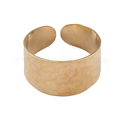 Ion Plating(IP) 304 Stainless Steel Open Cuff Rings for Women&nbsp;RJEW-G285-69G