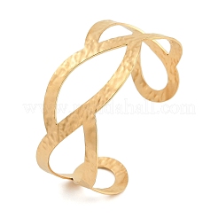 304 Stainless Steel Open Cuff Bangles&nbsp;BJEW-R008-02G