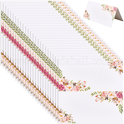 1 Bag Paper Blank Place Cards&nbsp;AJEW-CN0004-26A