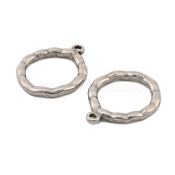 Hammered 304 Stainless Steel Pendants&nbsp;STAS-B099-01B-P