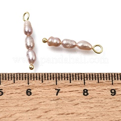 Natural Freshwater Pearl Beaded Pendants&nbsp;PA-CBAF2FA-03G-A02