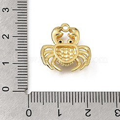 Brass ABS Imitation Pearl Pendants&nbsp;KK-K427-24G