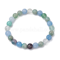 Natural Mixed Gemstone Beads Thread Stretch Bracelets for Women&nbsp;BJEW-JB11247