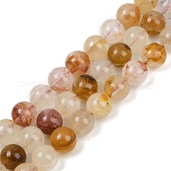 Natural Ferruginous Quartz Beads Strands&nbsp;G-U026-A08-10mm