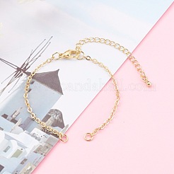 Brass Cable Chain Bracelet Makings&nbsp;AJEW-JB00931