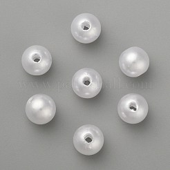 ABS Plastic Imitation Pearl Ball Beads&nbsp;X-MACR-A004-8mm-01