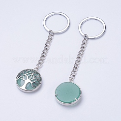 Natural Green Aventurine Keychain&nbsp;KEYC-E023-02F
