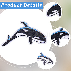 10Pcs Computerized Embroidery Cloth Iron on/Sew on Patches&nbsp;DIY-CY0002-26