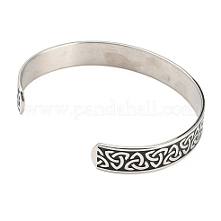 Non-Tarnish 304 Stainless Steel Open Cuff Bangles&nbsp;BJEW-P300-02P