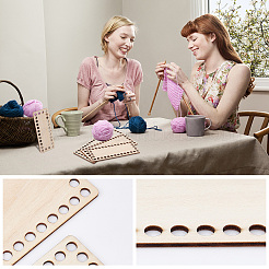 4Pcs 4 Style Wooden Bag Bottoms&nbsp;FIND-WR0005-07